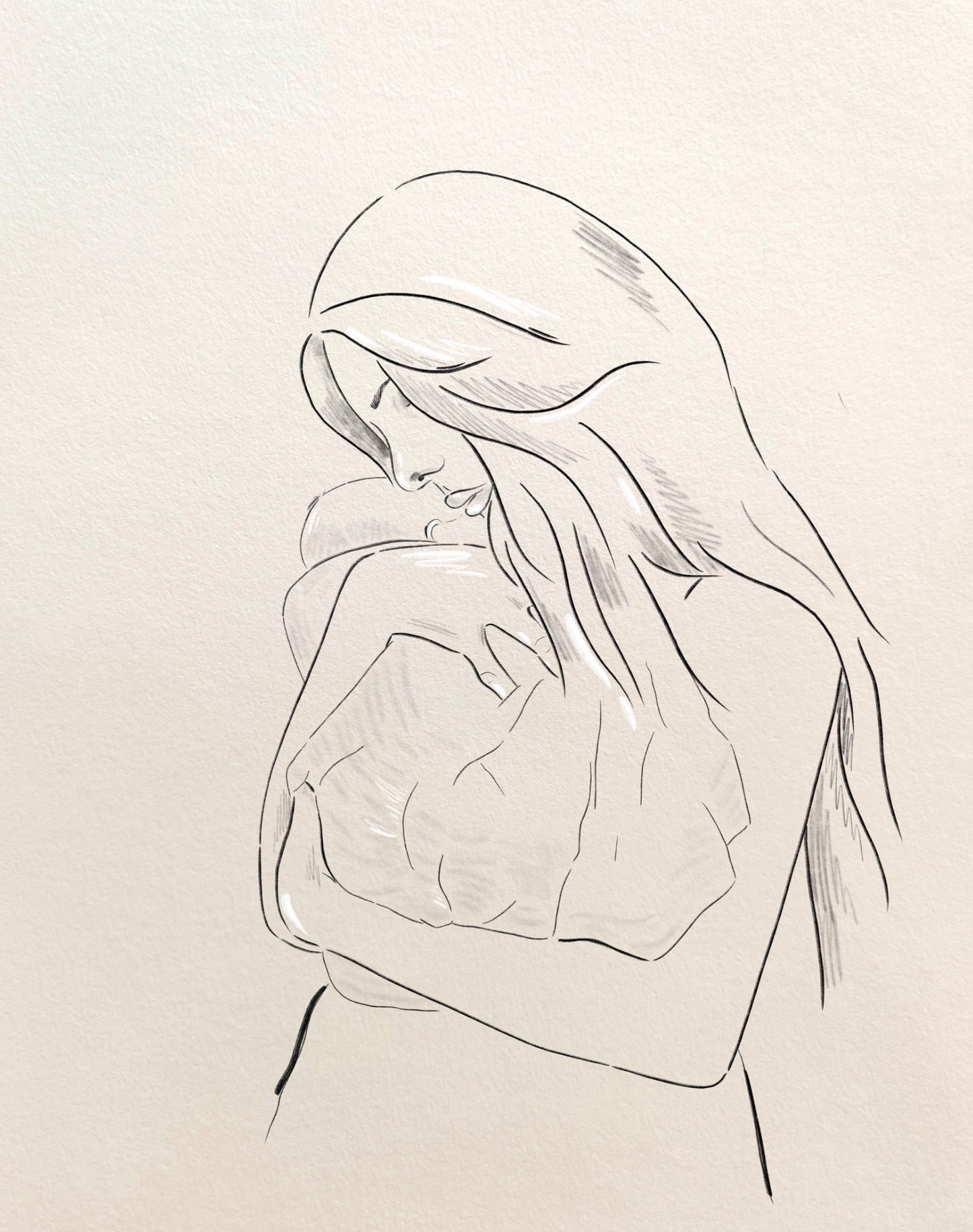 Mother’s Love Sketch Download