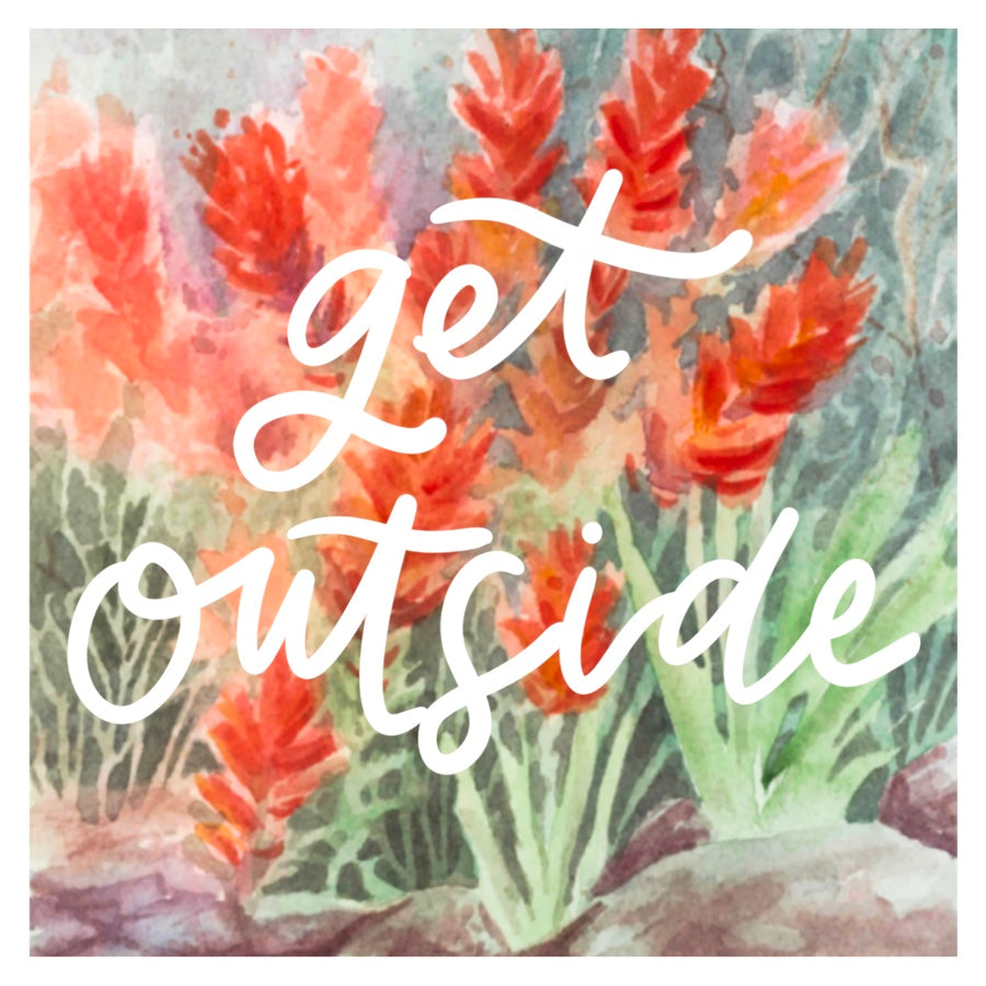 Get Outside Sticker