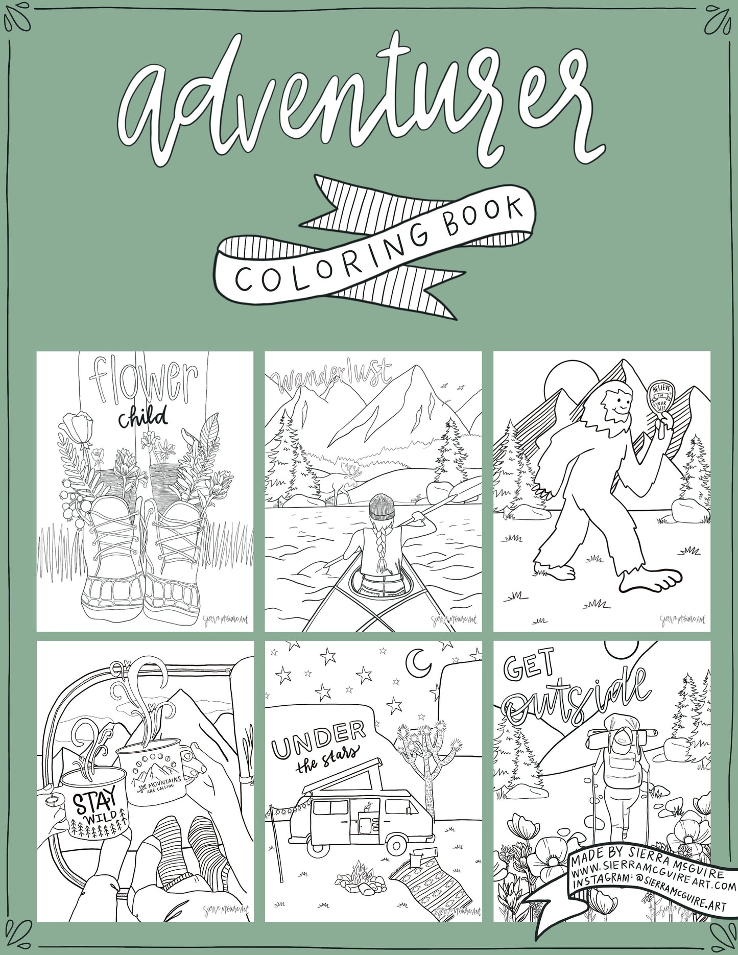 The Adventurer Coloring Book