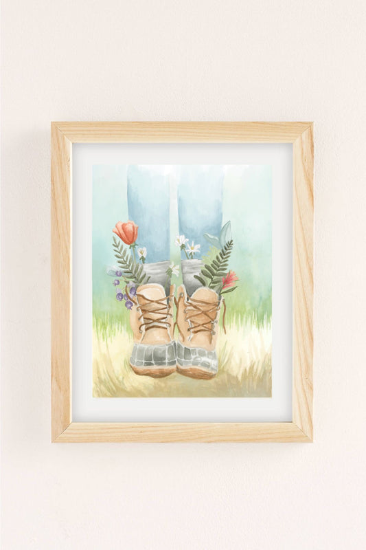 She Walks With The Wildflowers