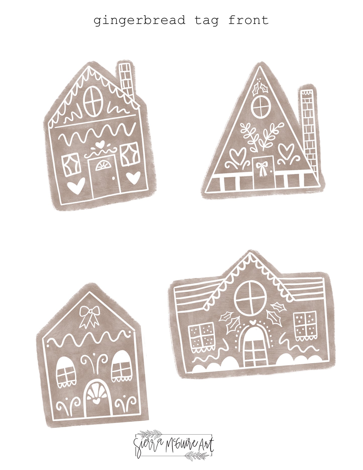 Gingerbread Tags