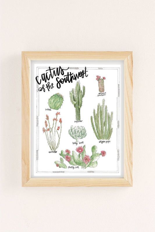Cactus of the Southwest Print