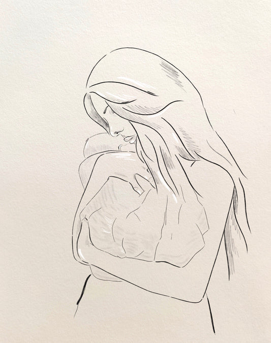 Mother’s Love Sketch Download