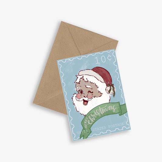 Santa Stamp Card