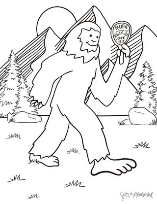 Believe In Yourself Coloring Page