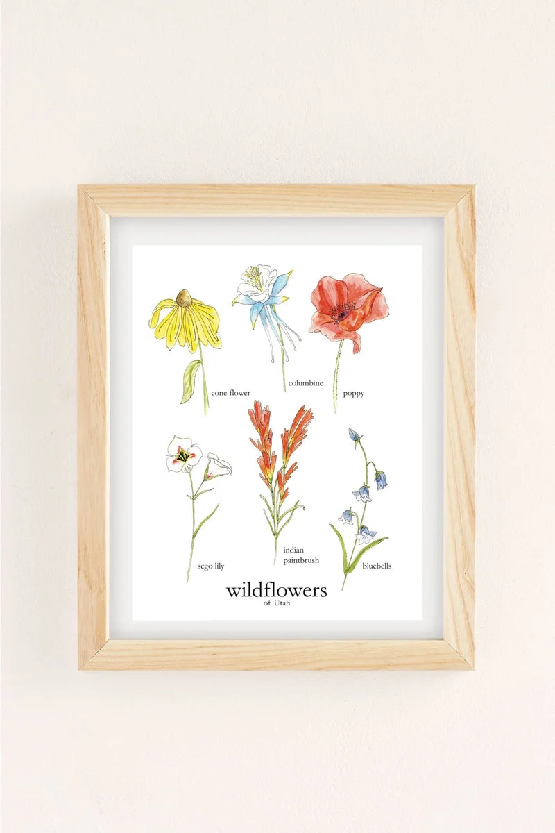 Wildflowers of Utah Print