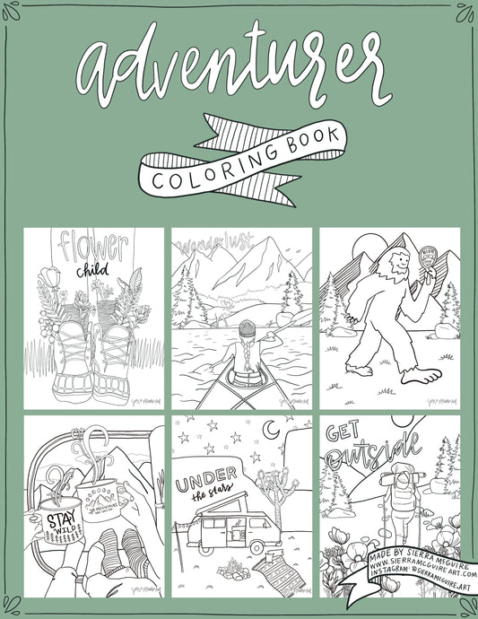 The Adventurer Coloring Book
