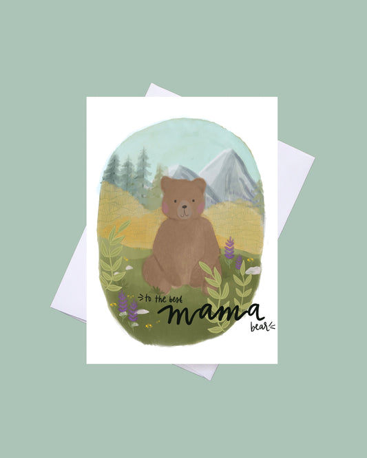 Best Mama Bear Card